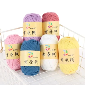 Customizable Eco-Friendly Polyester Yarn Dyed Anti-UV T-Shirt Crochet Bag