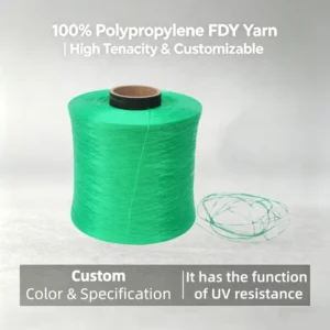 Customizable FDY pp Yarn UV Resistance Yarn High Strength 6.0 6.5g d for Goods Fixing Straps 100% Polypropylene Yarn