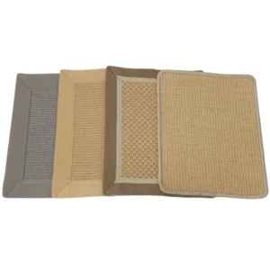 Customizable Sisal Fiber Mat Jute Rug in Rectangle Natural Sea Grass Carpet for Indoor Uses