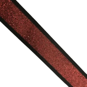Customizable Webbing Mixed Colorful Metallic Yarn Bag Strap Shoelace Flash Webbing Stripe Color Customizable the Material Color