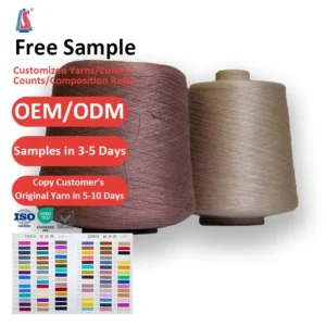 Customized 100% Rayon Filament Yarns Breathable Dyed Viscose 30S 2 32S 2 Evenness Good Moisture Absorbent Knitting Weaving Yarns