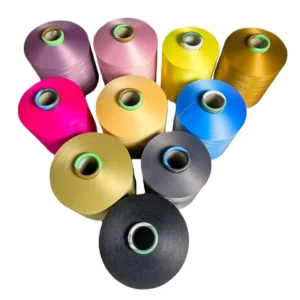 Customized 150D 144F 100% Polyester Dope Dyed SIM HIM DTY Yarn for Weaving Knitting