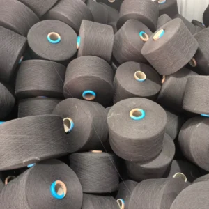 Customized Brown Ne 5s 32s Open end Spun Dyed Yarn TC 70 30 Recycled Blended Yarn Soft Elastic High Tenacity Moisture Absorbent