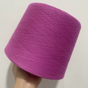 Customized Color 100% Polyester High Tenacity Spinning Yarn 32 Count Hand Knitting Fancy Underwear Socks Raw Material Poy DTY