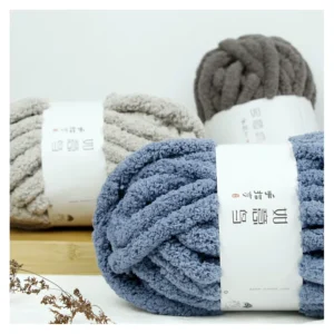 Customized Colorful Finger Show 226G for Crochet Cushion Blanket Kennel Chunky Chenille Yarn