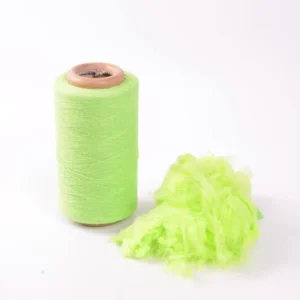 Customized Colorful Recycled Cotton Polyester Yarn Knitting Regenerated Yarn
