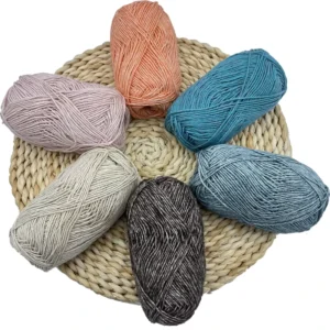 Customized Colorful Yarn Soft Blended cotton sewing thread 80% cotton 20% acrylic Yarn For Knitting