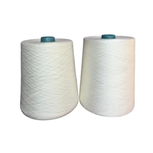 Customized High Tenacity 100% Yizheng Fiber Spun Yarn for Clothing Sewing Oeko Tex Certified Semi Dull White