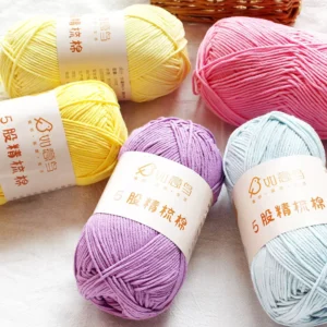 Cute Baby 50g 100m DIY Throw Scarf Pillow Blanket for Scarf Milk Cotton Acrylic Yarn