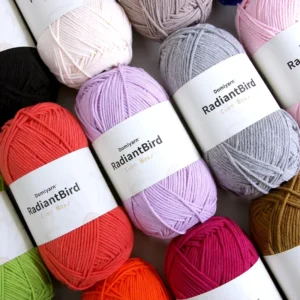 Cute Baby 50g 100m Oem Odm Customized Pillow Blanket for Scarf Milk Cotton Acrylic Yarn