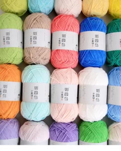 Cute Bean Chenille Fancy Yarn 50G Dyed Chunky 100% Polyester for Scarf Knitting Blanket Bag Anti-Bacteria Eco-Friendly