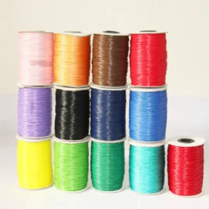 DIY High Strength Wax Thread 1mm Cotton Waxed Thread Sewing Waxed