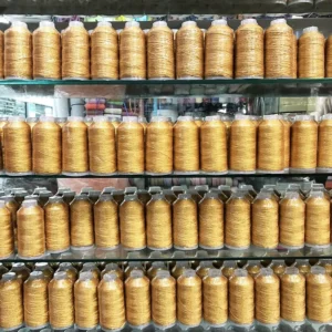 DIY High Tenacity Metallic Filament Yarn Thread Set 0.2-1.0mm Gold Silver for Hand Knitting Crochet Cross Stitch Crafts