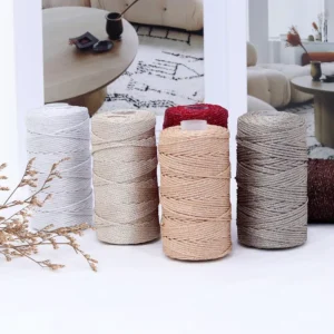 DIY yarn 100g shiny yarn for hand crocheting bag