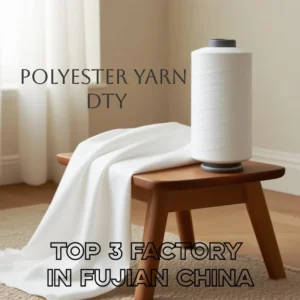 DTY 150/36 Bleach White 100% Polyester Filament Yarn
