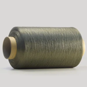 Dark Cyan 100% Polyester 150D/300D DTY Eco Friendly Core Spun Dyed Yarn Breathablele