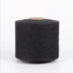 Dark Grey Ne10/1 0E Yarn Material TC Cotton Polyester Blended Recycled Yarn Thread