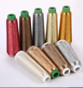 Direct Factory 3300M Roll High Tenacity Metallic Embroidery Crochet Knitting Yarn Cross Stitch Embroidery Threads