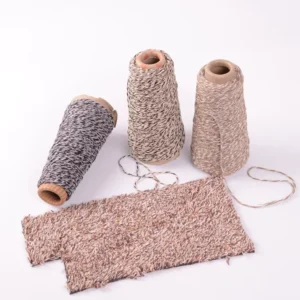 Direct Factory 6S/3 Mix Color Open End Carded Recycled Yarn Polyester Cotton Yarn 3kg bobbin for Carpets