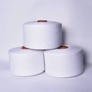 Direct Factory Bleached White Recycled Regenerated Blended Cotton Yarn