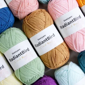 Distribution Cloud Baby 40G Dyed Blended Yarn for Scarf Pillow Blanket Soft Milk Cotton Acrylic Yarn