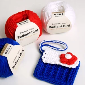 Distribution Hot Selling 50G 170M Combed Cotton Yarn for Hand Knitting Amigurumi Scarfs Pillow Blanket Toys Baby