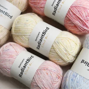 Domi Brand New Design Oem Odm Colorful 50G Blended for Scarf Blanket Kennel Cotton Acrylic Yarn