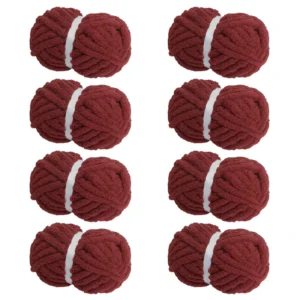 Domi Yarn Customized Fancy Yarn Vacuum Packed Low Shipping Cost Finger Show 226G Crochet Cushion Blanket Chunky Knitting