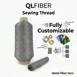 Durable Conductive Anti-static OE Sewing Thread for Wearable Electronics and Touchscreen Sensitivity