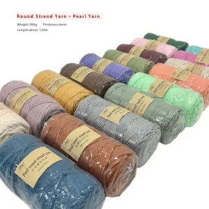 Dyed Fancy Yarn Mat Twisted Style Sewing T Shirt Crochet High Soft Knitting Yarn Texturized Silky Smooth
