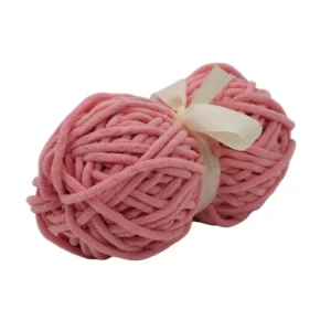 Dyed Polyester Fancy Yarn Silver Metallic Giant Super Chunky Chenille Yarn for Knitting Sweater Chenile Yarn