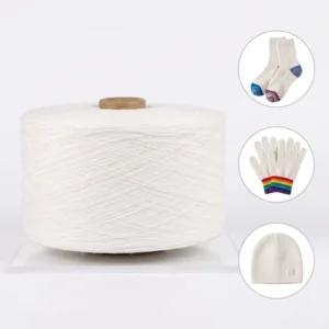 Dyed Recycled Poly Cotton Yarn 0.5S-32S OE Spinning Raw Material for Home Textile & Garment Weaving