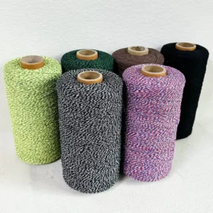 Dyed Thread 16/2 16/3 Recycled Polyester Cotton Blended Eco-Friendly OE Yarn Used for Weaving