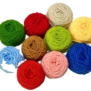 Eco Friendly 100% Cotton Crochet Yarn Soft Combing Anti Pilling Feature Dyed Fancy Knitting and Weaving Yarn