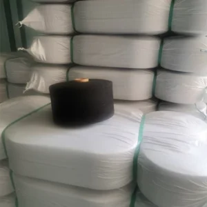 Eco Friendly Anti Bacteria Recyclable Regenerated Melange Yarn Blended Polyester Cotton Yarn Thread