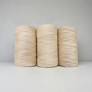Eco Friendly Anti Pilling Recycled Sisal Fiber Yarn Ring Spun Sewing Weaving Raw Material Thread