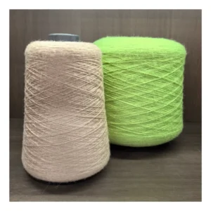 Eco Friendly Anti static Dyed Ultra Soft Plush Core Spun Acrylic Blended Yarn 988 for DIY Hand Knitting Winter Scarves