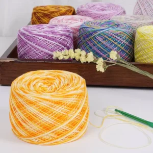 Eco Friendly Blended Yarn Dyed Melange Ring Spun Stretch Fibers for Sewing