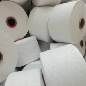 Eco Friendly Carded Recycled 50 Cotton 50 Polyester Open End Ne0.5s to Ne30s Blended Yarn