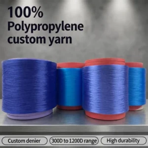 Eco Friendly FDY Hollow 100% Polypropylene Yarn Bulky OE for Hand Knitting and Raw Use in Blankets & Carpets