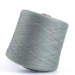 Eco Friendly GRS Certified Recyclable High Tenacity Melange Dyed Cotton Polyester Blended OE Sock MOP Yarn Weaving Knitting