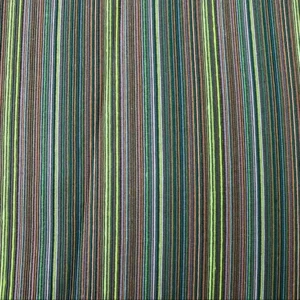 Eco Friendly Multi Colors 65% Polyester 30% Cotton 5% Viscose Fabric Blended Yarn Weaved Stripe for Girls Bags Shoes