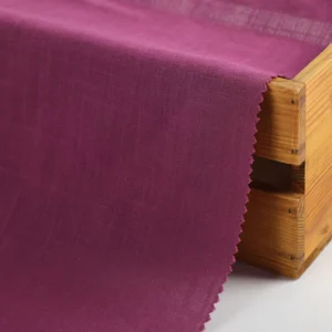 Eco-Friendly Plain Organic Yarn Dyed Breathable Stretch Woven Linen Cotton Fabric Men Women Girls Boys Shirt Dress Blackout
