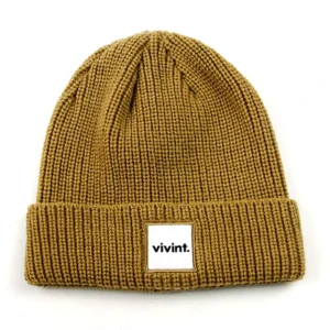 Eco Friendly RPET Yarn Recycled Polyester Winter Knit Beanie Hats