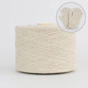Eco Friendly Raw White Ne6s/1 Ne8s/1 Ne10s/1 Recycle Cotton Polyester Yarn for Gloves Making with Factory Price and Good Quality