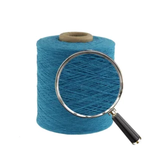 Eco-Friendly Recyclable High Tenacity Melange Dyed Bleached Recycled Cotton/Polyester Blended OE Ne6-Ne30 Sock Yarn