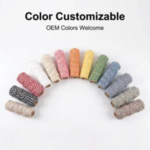 Eco Friendly Recycled Cotton Polyester Friction Spun Yarn Custom Ply for Wet Mop Production