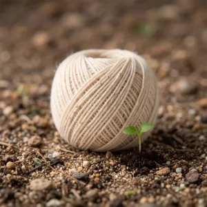 Eco Friendly Recycled Cotton Yarn Blended Knitting Yarn Crochet Soft Skin Friendly Material Supports Lab Testing