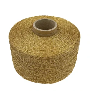 Eco Friendly Recycled High Tenacity 35% Metallic 65% Polyester Knitting Thread Fancy Yarn for Clothes Crochet Sewing ANGHUI