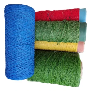 Eco-friendly Colorful Grass Yarns Turf Soft PE PP Monofilament Grass Fibers Natural Green Artificial Grass Turf Threads